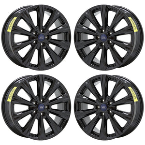 EXCHANGE 18" Ford Escape Titanium Black wheels rims Factory OEM set 4 10110