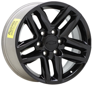 EXCHANGE 18" Chevrolet Silverado Tahoe GMC Sierra 1500 Black wheels OEM 5911