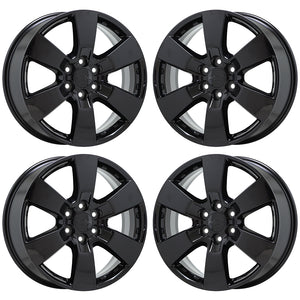 20" Chevrolet Traverse Black wheels rims Factory OEM 2009-2017 set 4 5406