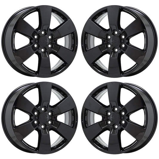 20" Chevrolet Traverse Gloss Black wheels rims Factory OEM 2009-2017 set 5406