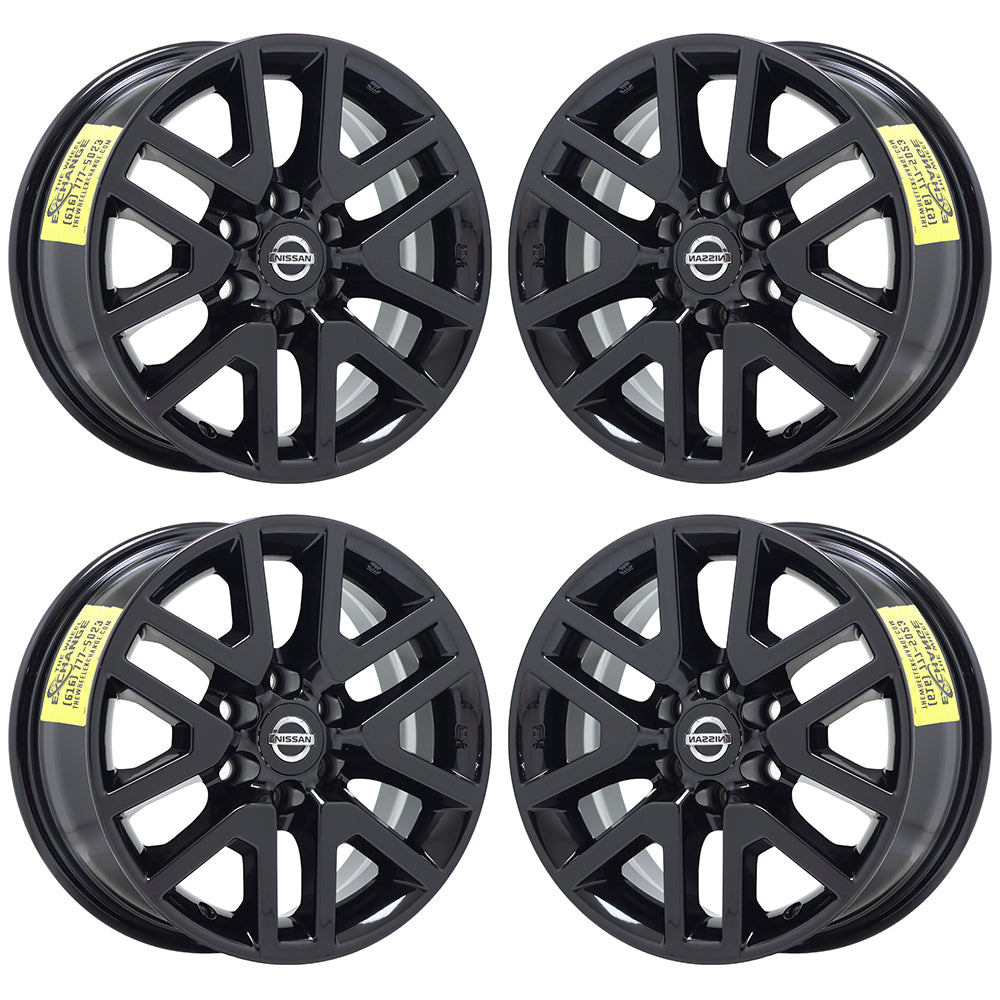 16" Nissan Frontier Xterra Gloss Black wheels rims Factory OEM 62611 EXCHANGE