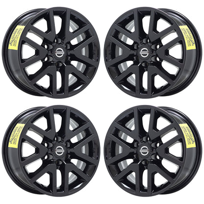 16" Nissan Frontier Xterra Gloss Black wheels rims Factory OEM 62611 EXCHANGE
