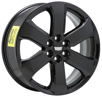 20" Cadillac XT5 SRX Gloss Black wheels rims Factory OEM GM set 5845 EXCHANGE