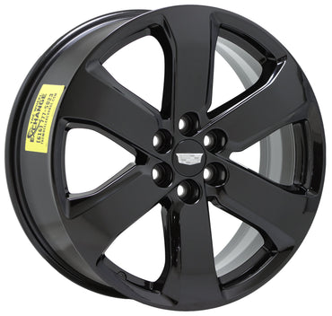 20" Cadillac XT5 SRX Gloss Black wheels rims Factory OEM GM 2018 - 2023 set 5845