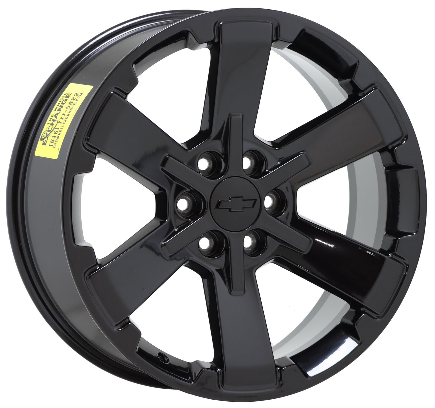 22" Escalade Silverado SIerra Gloss Black wheels rims Factory OEM CK162 set 5662