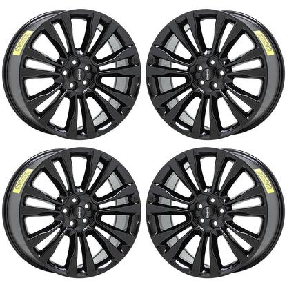 21" Lincoln MKX / Ford Edge Black wheels rims Factory OEM set 10077 EXCHANGE