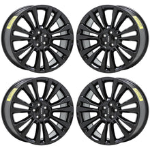 Load image into Gallery viewer, 21&quot; Lincoln MKX Black wheels rims Factory OEM 2016 2017 2018 set 10077
