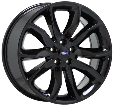 20" Ford Explorer Gloss Black wheels rims Factory OEM set 3861