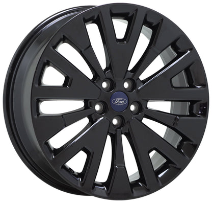 19" Ford Escape Gloss Black wheels rims Factory OEM set 10259