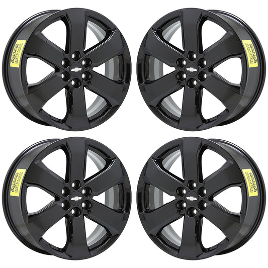 20" Chevrolet Blazer Traverse Black wheels rims Factory OEM GM set 5845 EXCHANGE