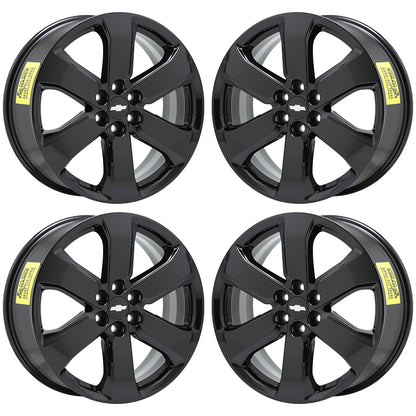 20" Chevrolet Blazer Traverse Gloss Black wheels rims Factory OEM set 5845