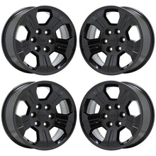 Load image into Gallery viewer, 18&quot; GMC Sierra 1500 Z71 Truck Black wheels rims Factory OEM set 4 5647
