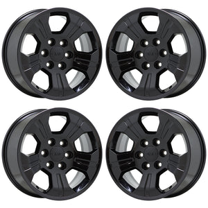 18" GMC Sierra 1500 Z71 Truck Black wheels rims Factory OEM set 4 5647