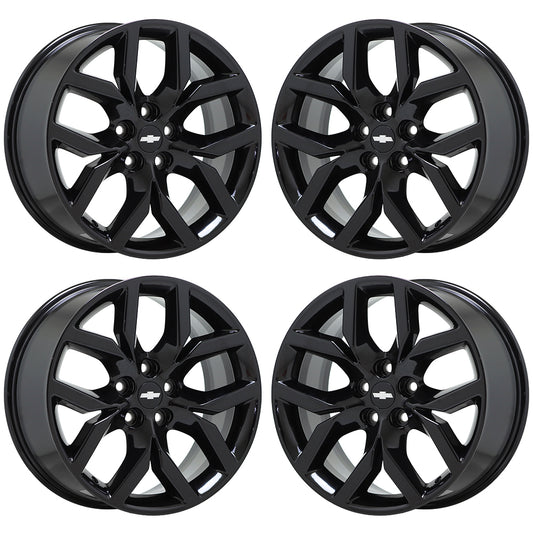 19" Chevrolet Impala Gloss Black wheels rims Factory OEM set 5613 EXCHANGE