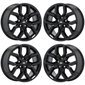 EXCHANGE 19" Chevrolet Impala black wheels rims Factory OEM set 4 5613 -