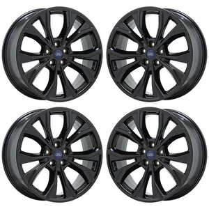 EXCHANGE 20" Ford Explorer black wheels rims Factory OEM set 4 10268