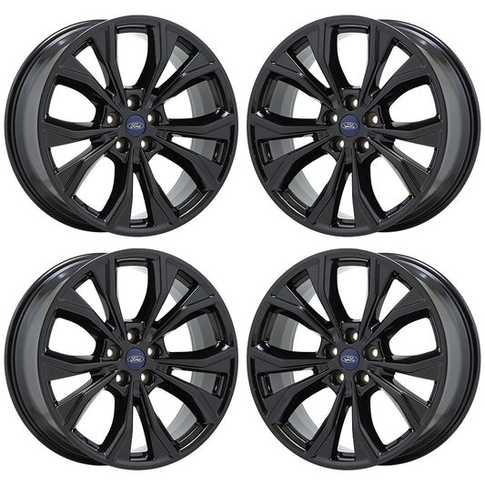 20" Ford Explorer Gloss Black wheels rims Factory OEM set 10268 EXCHANGE