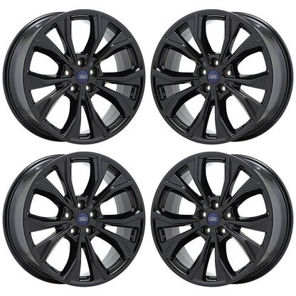 20" Ford Explorer Gloss Black wheels rims Factory OEM set 10268 EXCHANGE