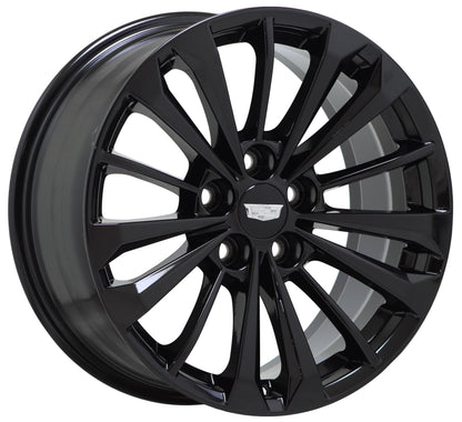 18" Cadillac CT6 Gloss Black wheels rims Factory OEM set 4761 EXCHANGE