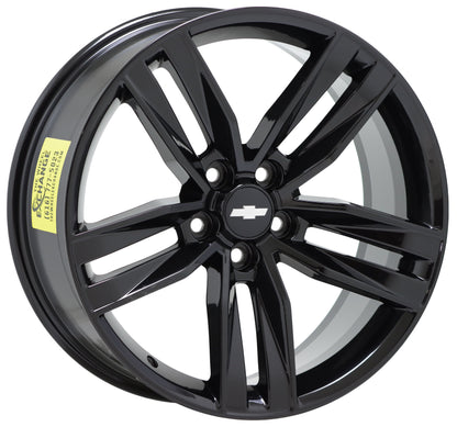 20x8.5" Chevrolet Camaro RS Gloss Black wheels rims Factory OEM GM set 5762