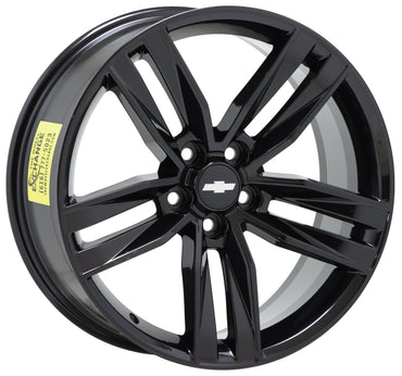 20x8.5" Chevrolet Camaro RS Gloss Black wheels rims Factory OEM GM set 5762