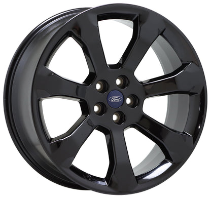 21" Ford Explorer ST Gloss Black wheel rim Factory OEM SINGLE 10271 EXCHANGE