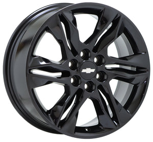 18" Chevrolet Blazer Gloss Black wheels rims Factory OEM 2019-2023 set 5934