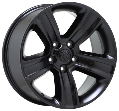 20" Dodge Ram 1500 Truck Satin Black wheels rims Factory OEM set 4 2453 EXCHANGE