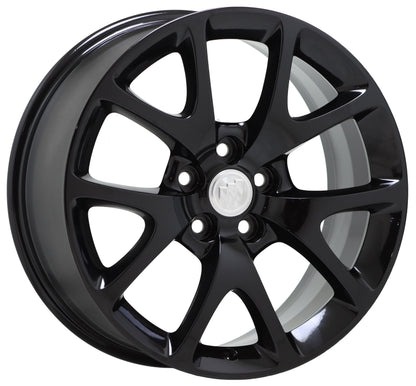 19" Buick Lacrosse Regal Gloss Black wheels rims Factory OEM set 4108 EXCHANGE