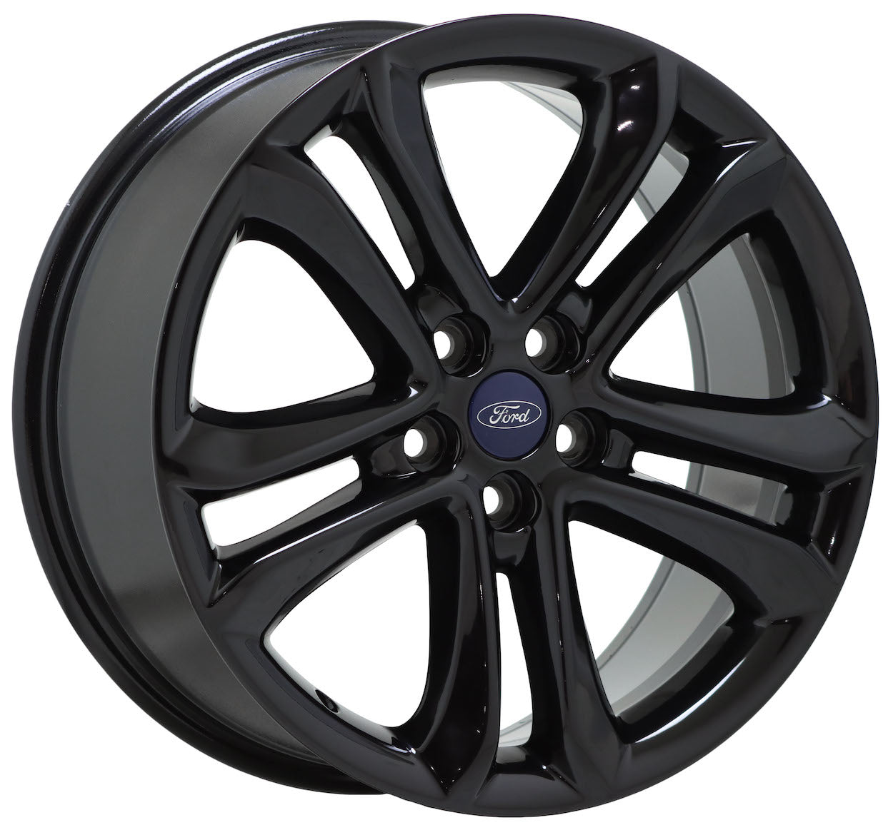 18" Ford Edge Gloss Black wheels rims Factory OEM set 10044 EXCHANGE
