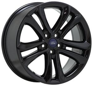 EXCHANGE 18" Ford Edge Black wheels rims Factory OEM set 10044