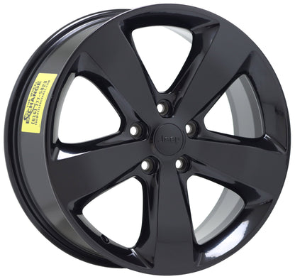 20" Jeep Grand Cherokee Gloss Black wheels rims Factory OEM set 9137 EXCHANGE
