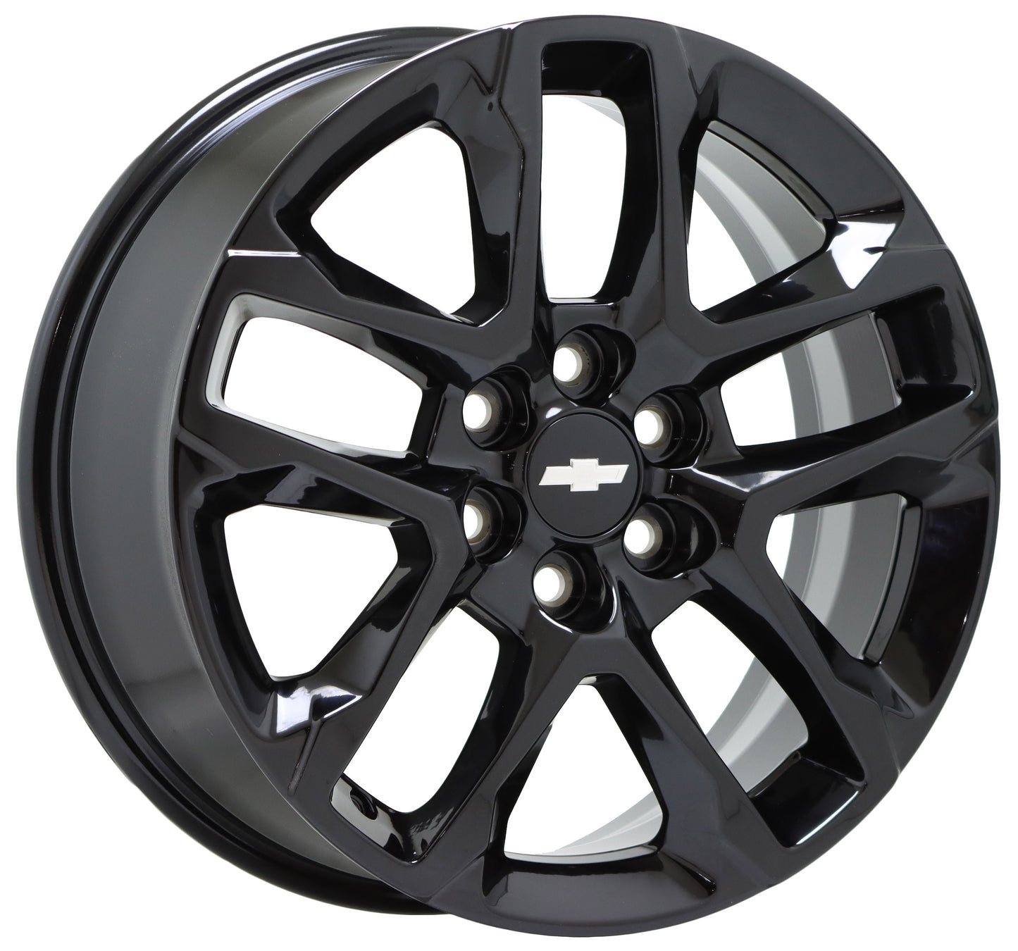 18" Chevrolet Traverse Gloss Black wheels rims Factory OEM set 5843