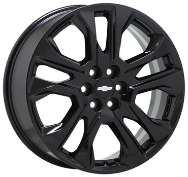 20" Chevrolet Traverse Gloss Black wheels rims Factory OEM 2018-2021 set 5848