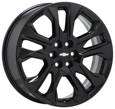 20" Chevrolet Traverse Gloss Black wheels rims Factory OEM 2018-2021 set 5848