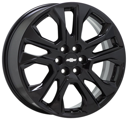 20" Chevrolet Traverse Gloss Black wheels rims Factory OEM 2018-2021 set 5848