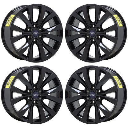 20" Ford F150 Truck Gloss Black wheels rims Factory OEM set 4 10003