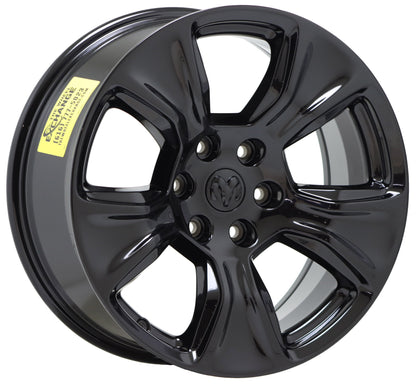 20" Dodge Ram 1500 Truck Gloss Black wheels rims Factory OEM 2674 EXCHANGE
