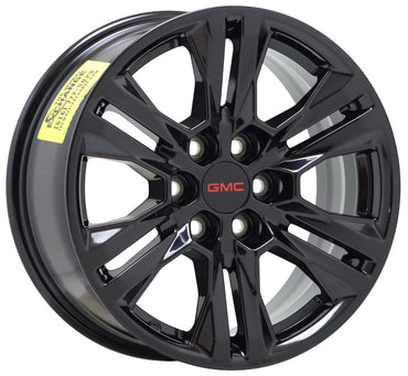 17" GMC Canyon Truck Gloss Black wheels rims OEM set 2019 2020 5871