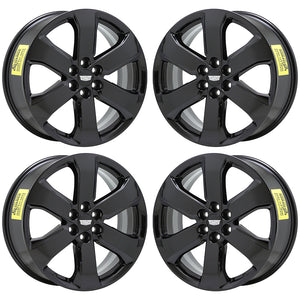 20" Cadillac XT5 SRX Black wheels rims Factory OEM GM set 4 5845