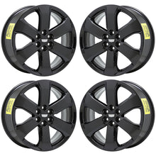 Load image into Gallery viewer, 20&quot; Cadillac XT5 SRX Gloss Black wheels rims Factory OEM GM 2018 - 2023 set 5845

