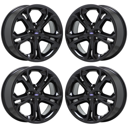 20" Ford Explorer Gloss Black wheels rims Factory OEM set 4 3860
