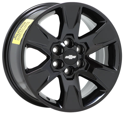 17" Chevy Colorado Truck Gloss Black wheels rims Factory OEM set 4 5693 EXCHANGE