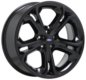 20" Ford Explorer black wheels rims Factory OEM set 4 3860