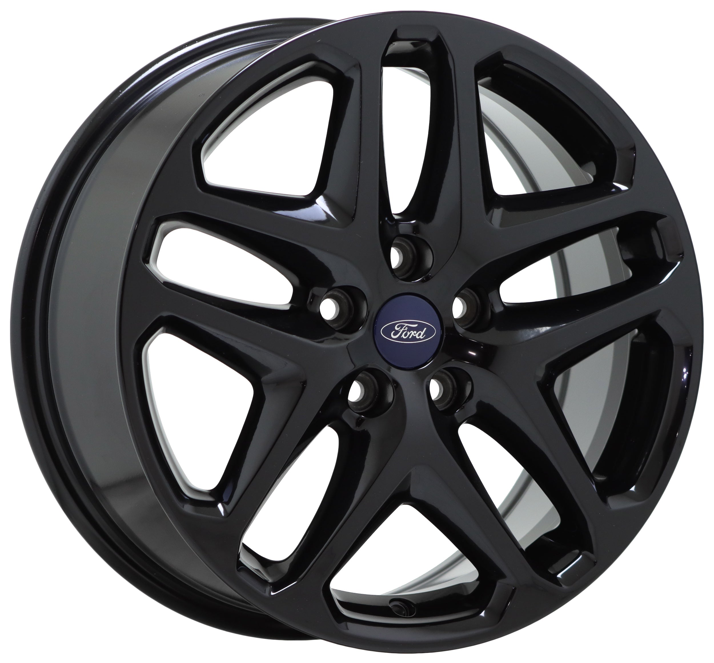 17" Ford Fusion Gloss Black wheel rim Factory OEM single 3957