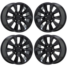 Load image into Gallery viewer, EXCHANGE 20&quot; Chevrolet Silverado 1500 black wheels rims Factory OEM 5916
