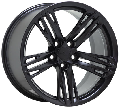19" Chevrolet Camaro Black Satin wheels rims OEM GM set 5853 5854 EXCHANGE