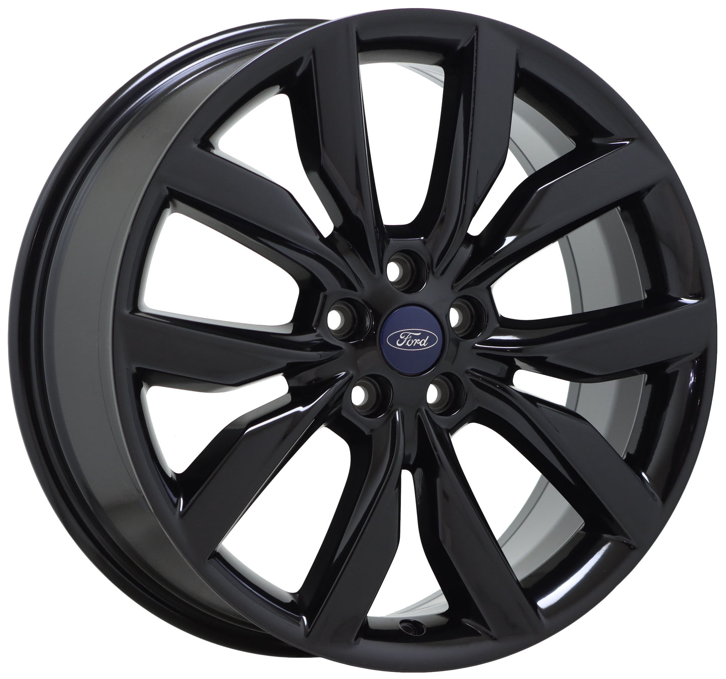 19" Ford Escape Gloss Black wheels rims Factory OEM 2017-2019 set 10112 EXCHANGE