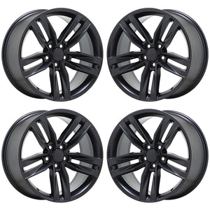 20" Chevrolet Camaro SS satin black wheels rims Factory OEM 5762 5766