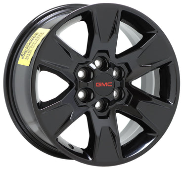 17" GMC Canyon Truck Gloss Black wheels rims Factory OEM set 4 5693